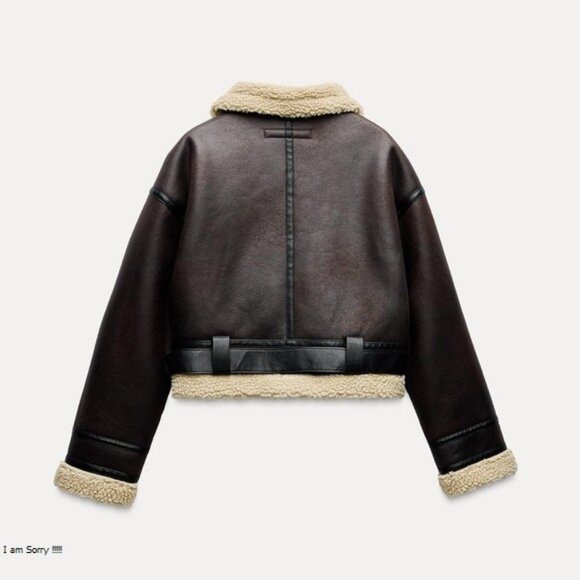 ZARA DOUBLE SIDED CROPPED JACKET - Picture 4 of 4